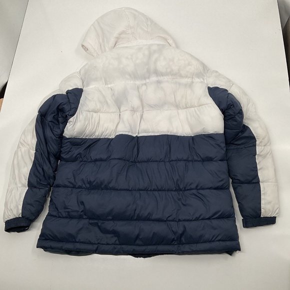 Reebok Men’s Thick Red White & Blue Puffer Jacket Size 2XL Colorblock US… - Picture 9 of 11